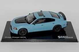 Dodge Modellini d'auto: Dodge Charger SRT8 2012-2014 hellblau / matt-schwarz "Fast – Nuovo e nell'imballaggio originale da Gerlafingen venduto da espero88 6