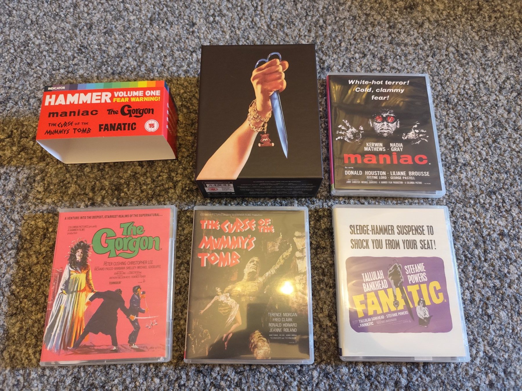 Alle DVDs: HAMMER VOLUME ONE: FEAR WARNING! - LE Indicator UK – Neu (gemäss Beschreibung) aus Zofingen von Debohli 2