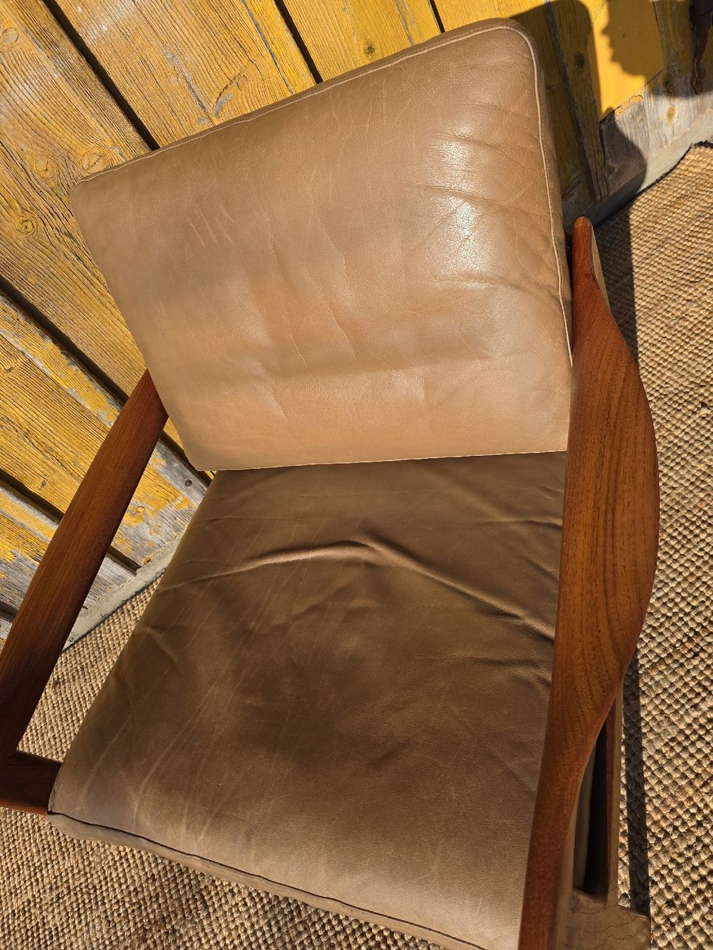 Sessel: Dänischer Teak Sessel von Illum Wikkelsø restauriert – Gebraucht aus Haslen AI von Vintagelix 8