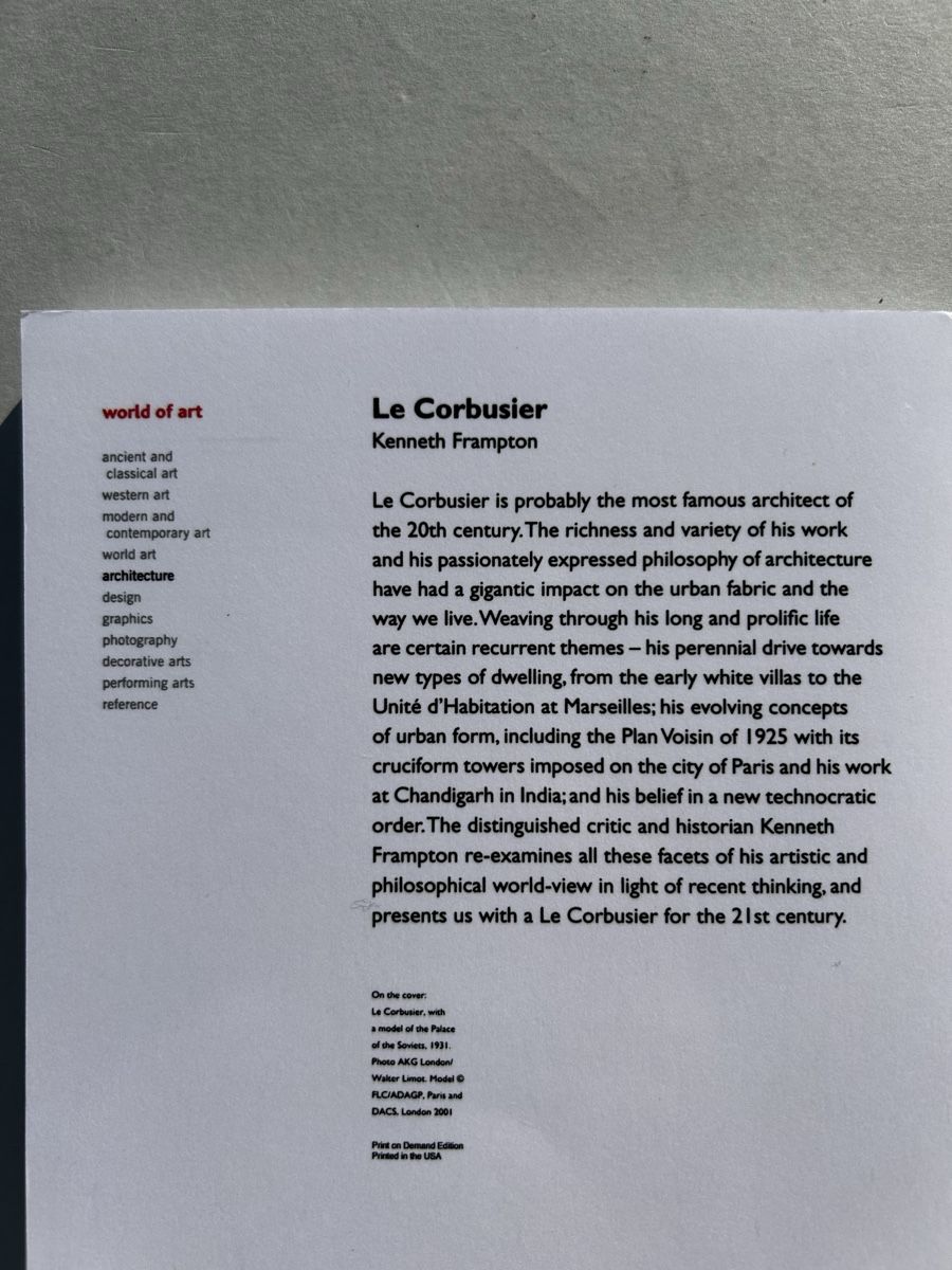 Libri: Architekturbuch "Le Corbusier" Kenneth Frampton – Nuovo (secondo la descrizione) da Zürich venduto da Coffeetable88 1
