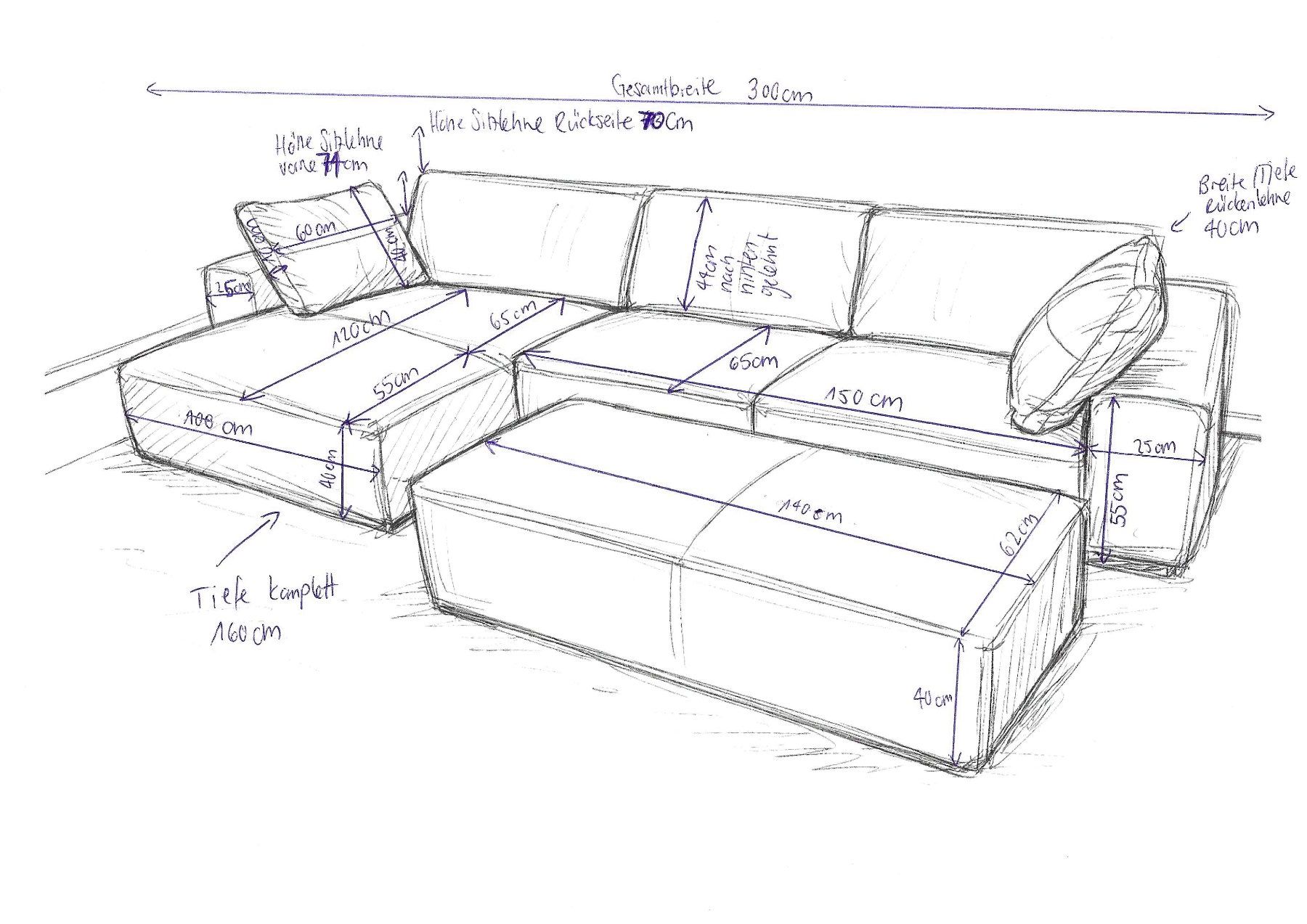 Interio Divani: Elegante Leder Couch -  braun – Usato da Männedorf venduto da ste_9lfs 8