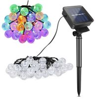 7m Outdoor Lichterkette Solar 50 LEDs