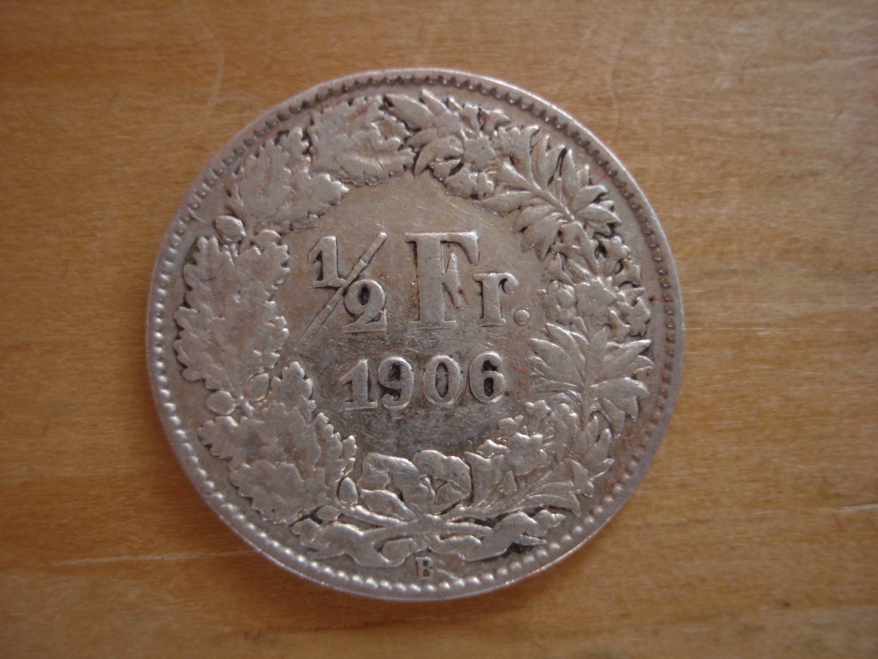 Tutti le monete: (C1) 1/2 Franken 1906 SS-VZ – Usato da Erlach venduto da Net-Coins