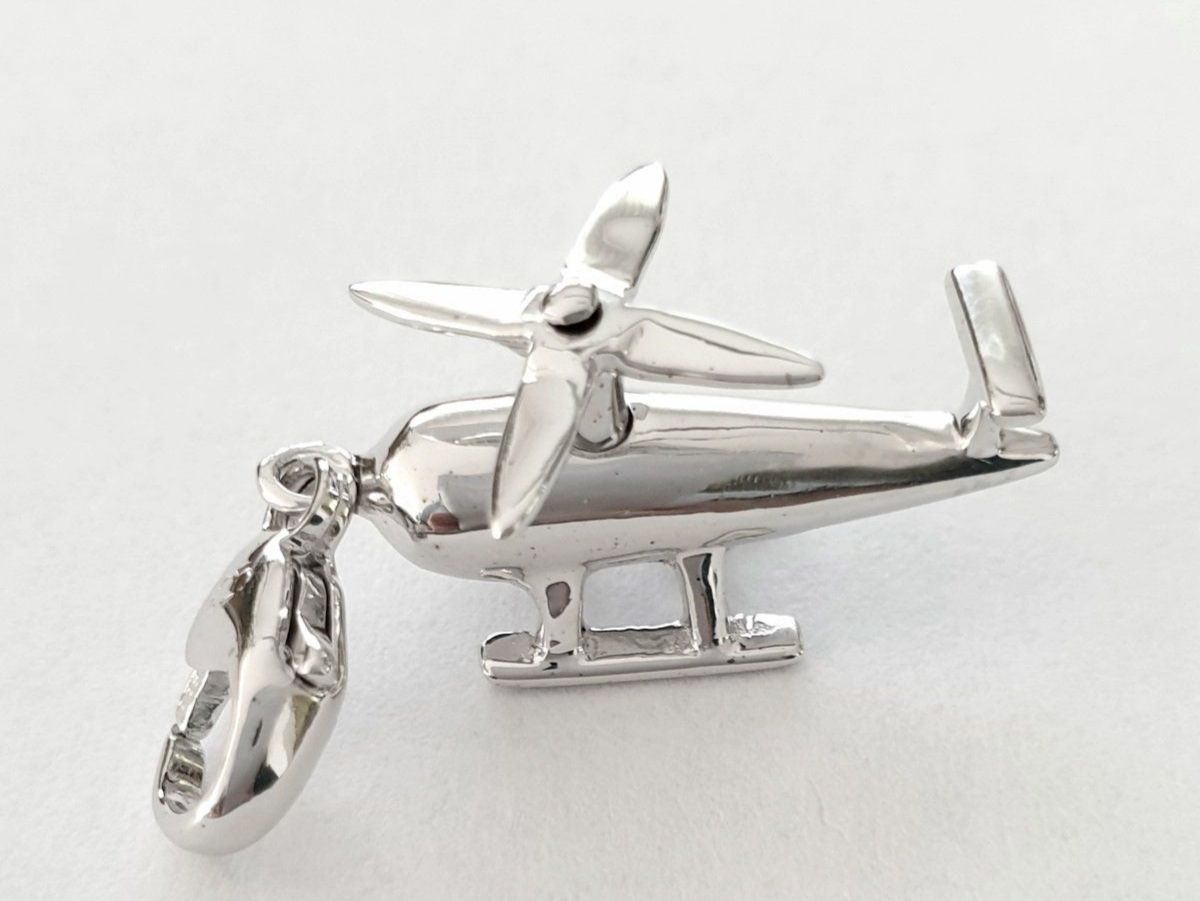 Ciondoli: Charm Silber 925 "Helicopter" (rhodiniert) – Nuovo e nell'imballaggio originale da Uetikon am See venduto da Coralreef