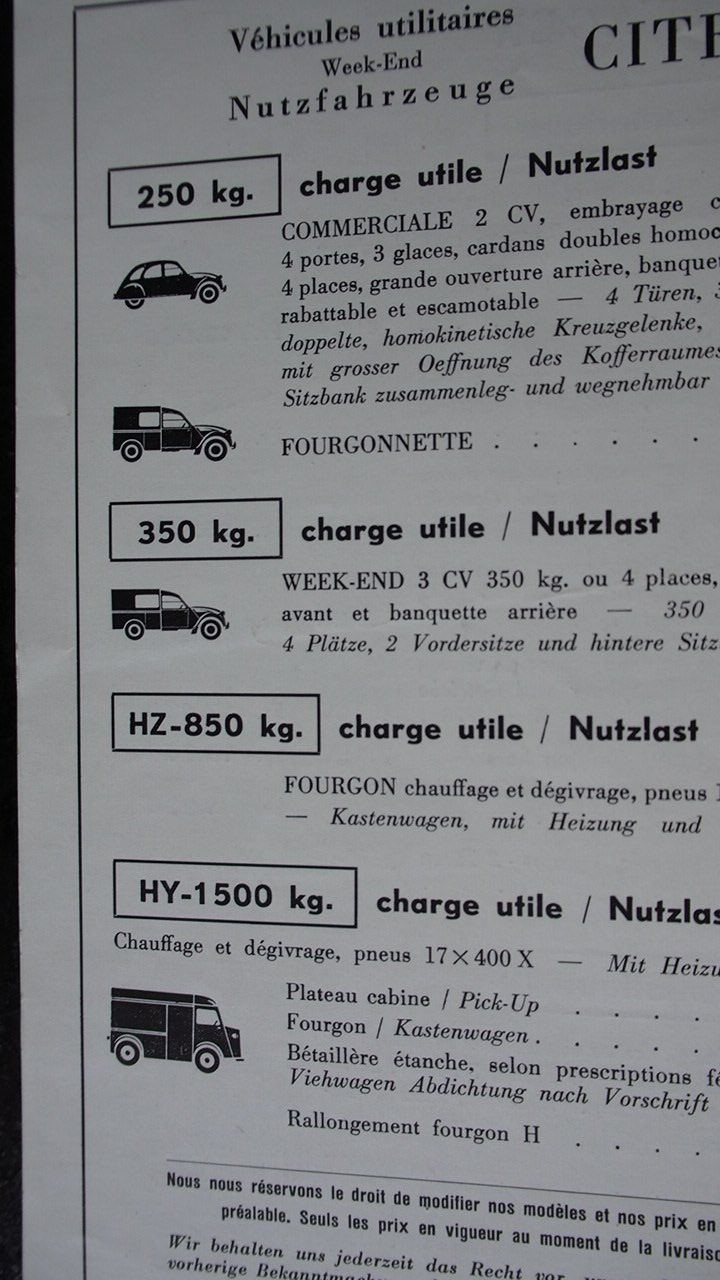 Citroën Documenti: Citroen Preisliste Frühling 1966 – Usato da Zofingen venduto da sosalinos01 3