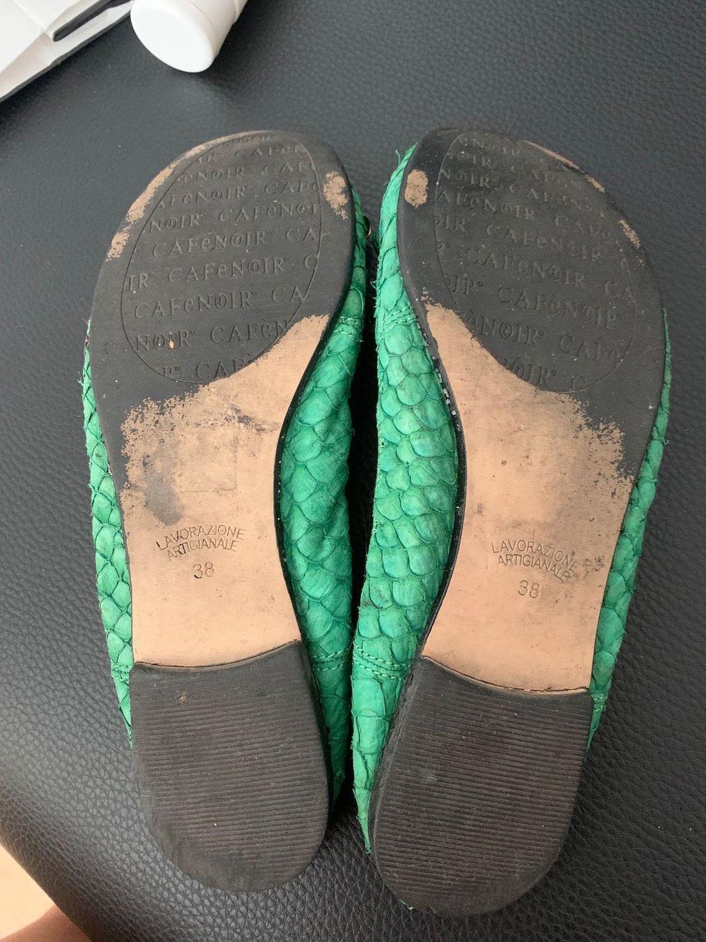 Scarpe da donna: Schuhe, natürliche Pythonhaut ballerina .Ballerinas. – Usato da Zell LU venduto da AliAli24 2