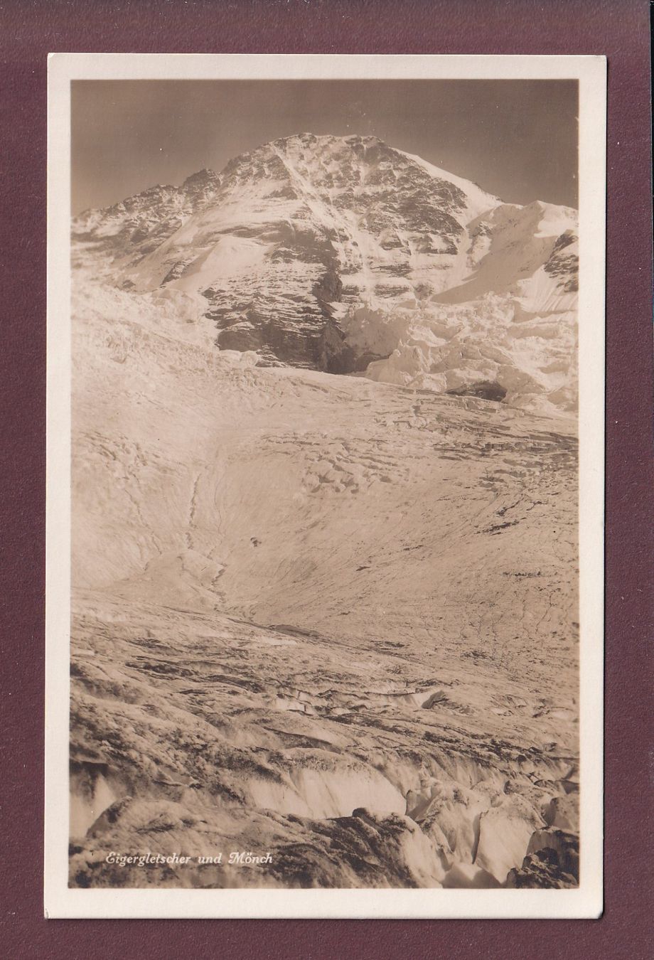 Cartes postales: EIGERGLETSCHER - MÖNCH – D'occasion à Pully par nicecards