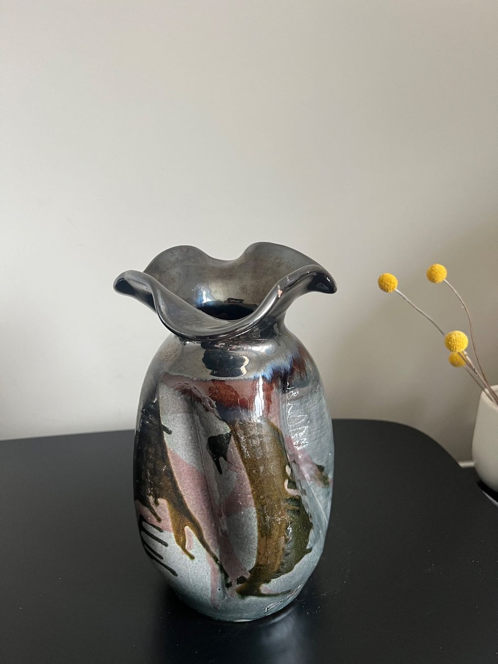Vasen & Gefässe: Vintage Vase Thomas Buxo Freie Form – Gebraucht aus Jona von Sariksa 1