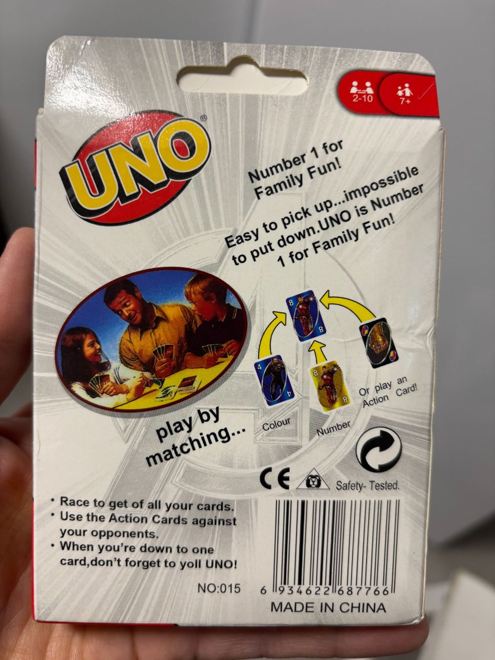 Giochi: Jeu UNO Avengers -  Marvel - neuf – Nuovo (secondo la descrizione) da Salvenach venduto da gwenwywar 1