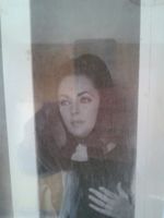 LIZ TAYLOR Original Presse-Foto 1962 - gerahmt