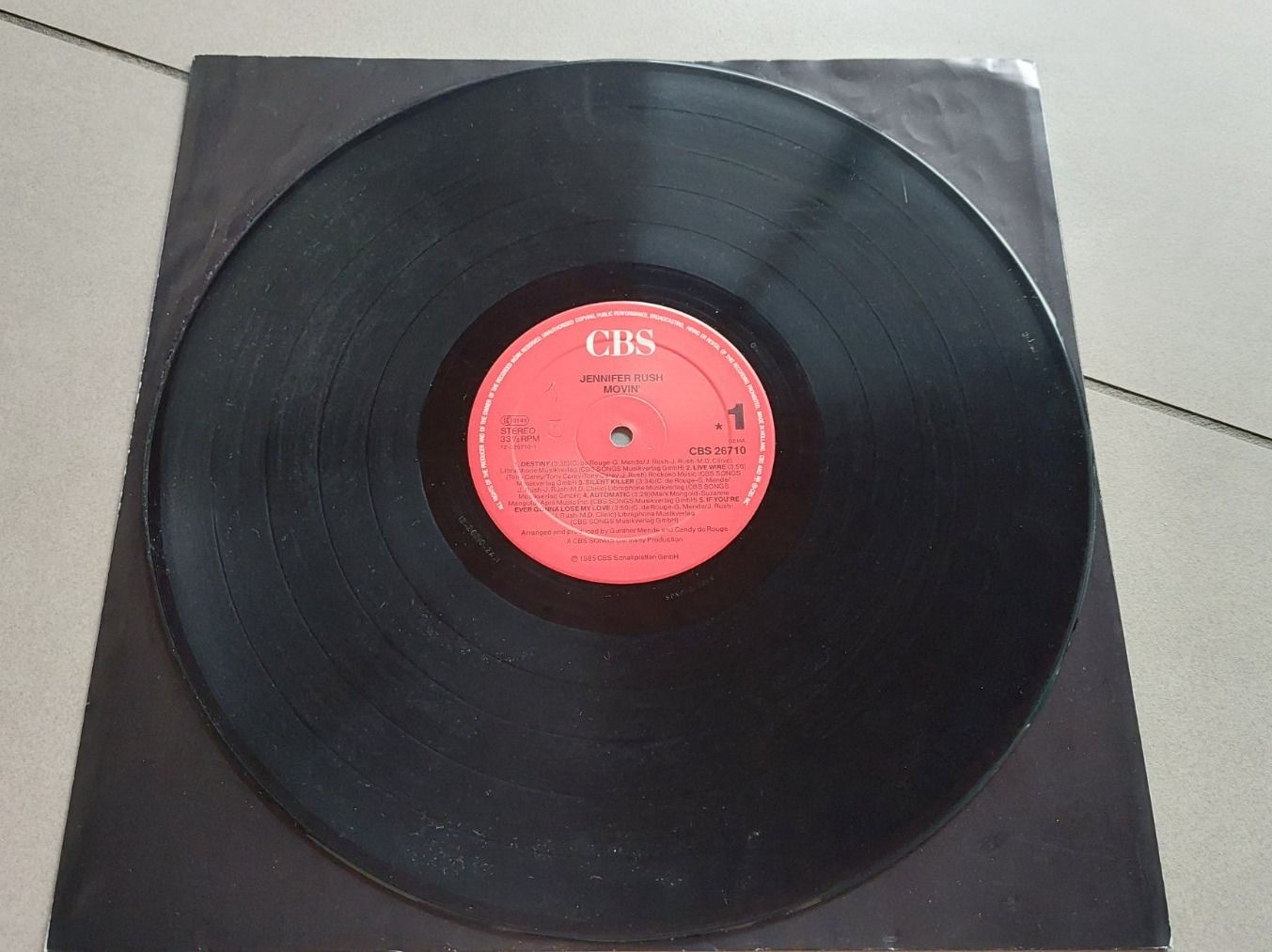 Dischi in vinile: LP Jennifer Rush - Movin' – Usato da Erlinsbach venduto da pfunky 4