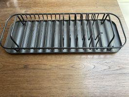 Topfflaschenständer schwarzes Metall, praktisch für die Küch