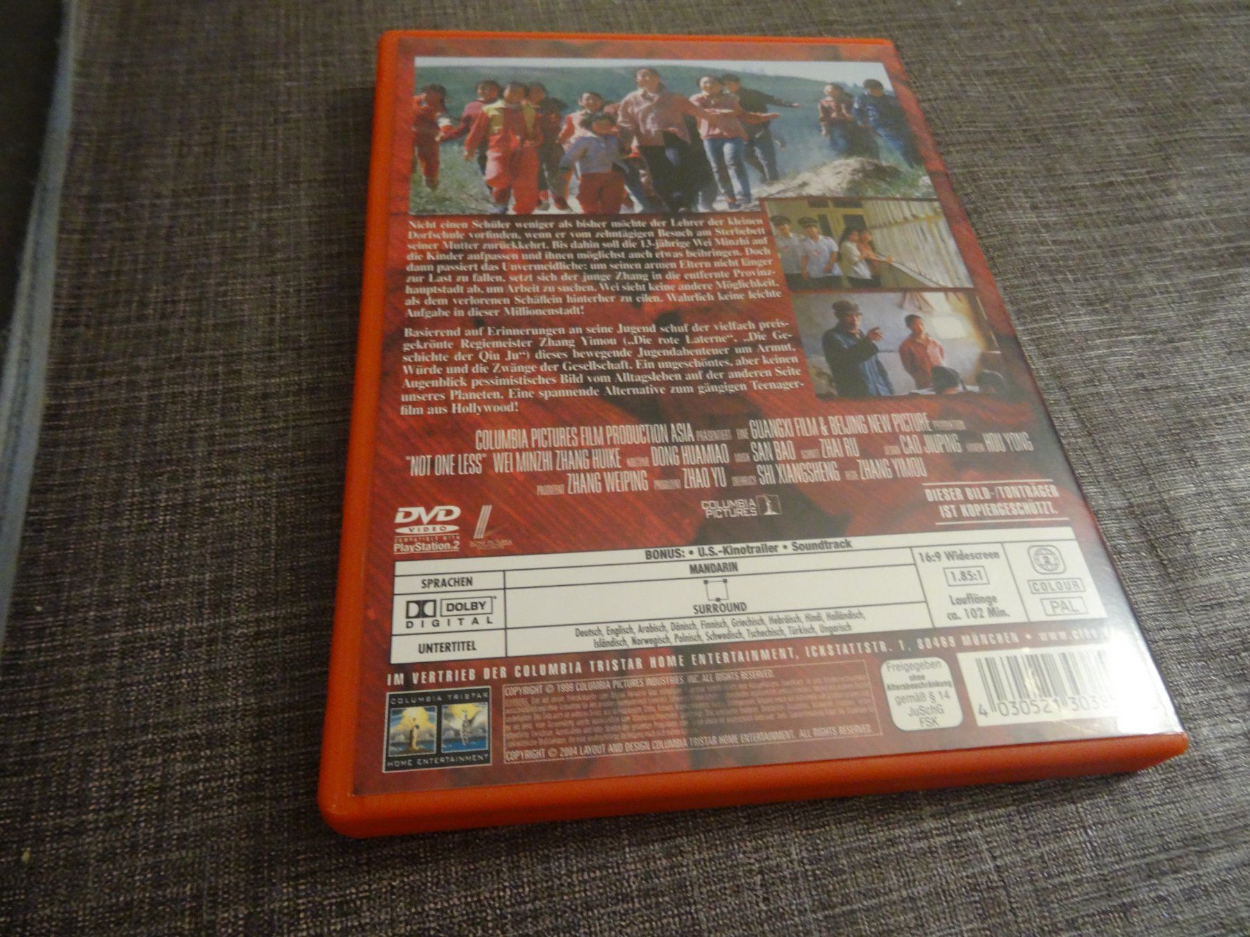 Tutti i DVDs: DVD NOT ONE LESS KEINER WENIGER – Usato da Olten venduto da Disc-Verkauf 2