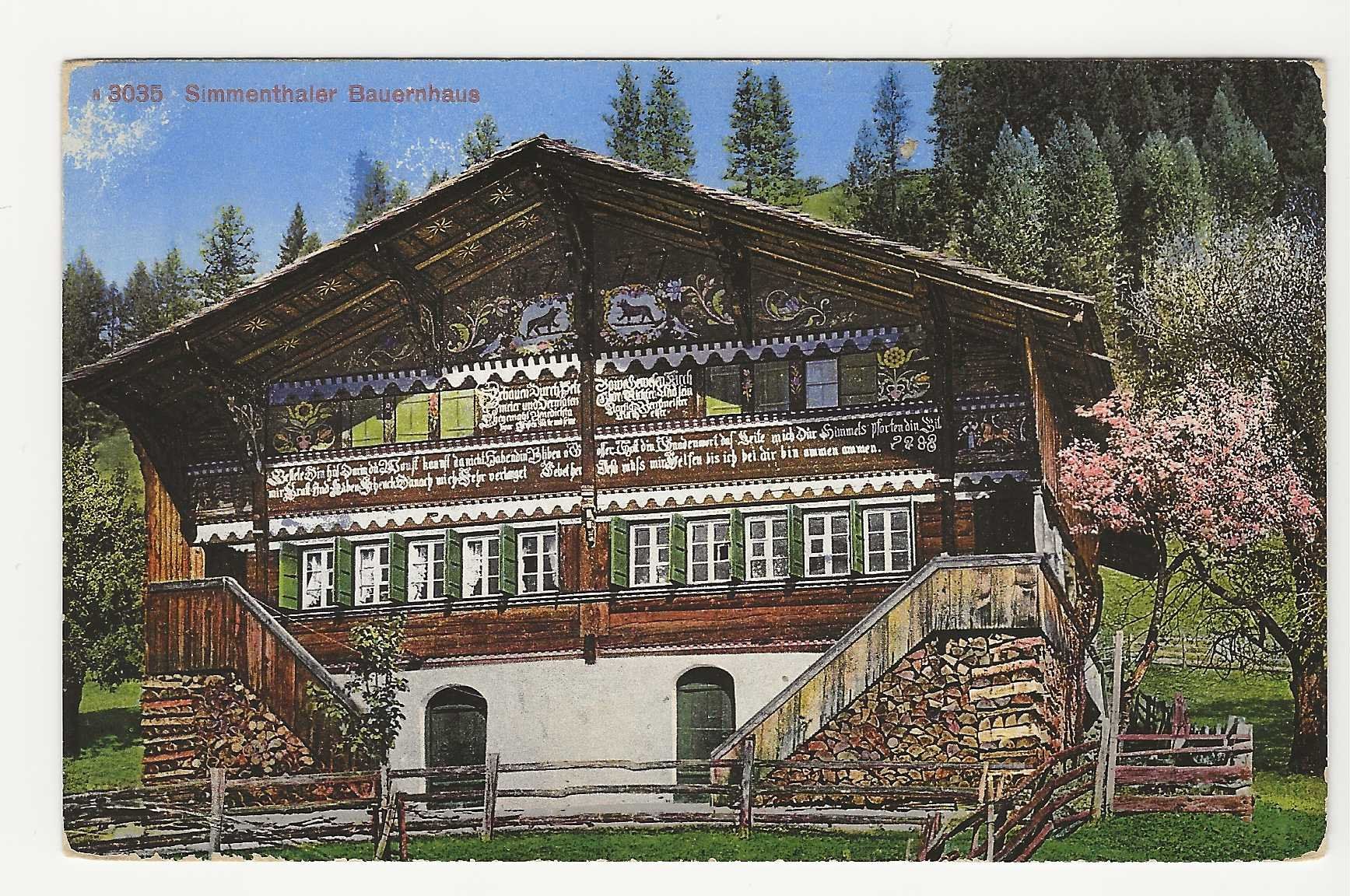 Cartoline postali: SIMMENTHALER  BAUERNHAUS – Usato da Küttigen venduto da rolypo