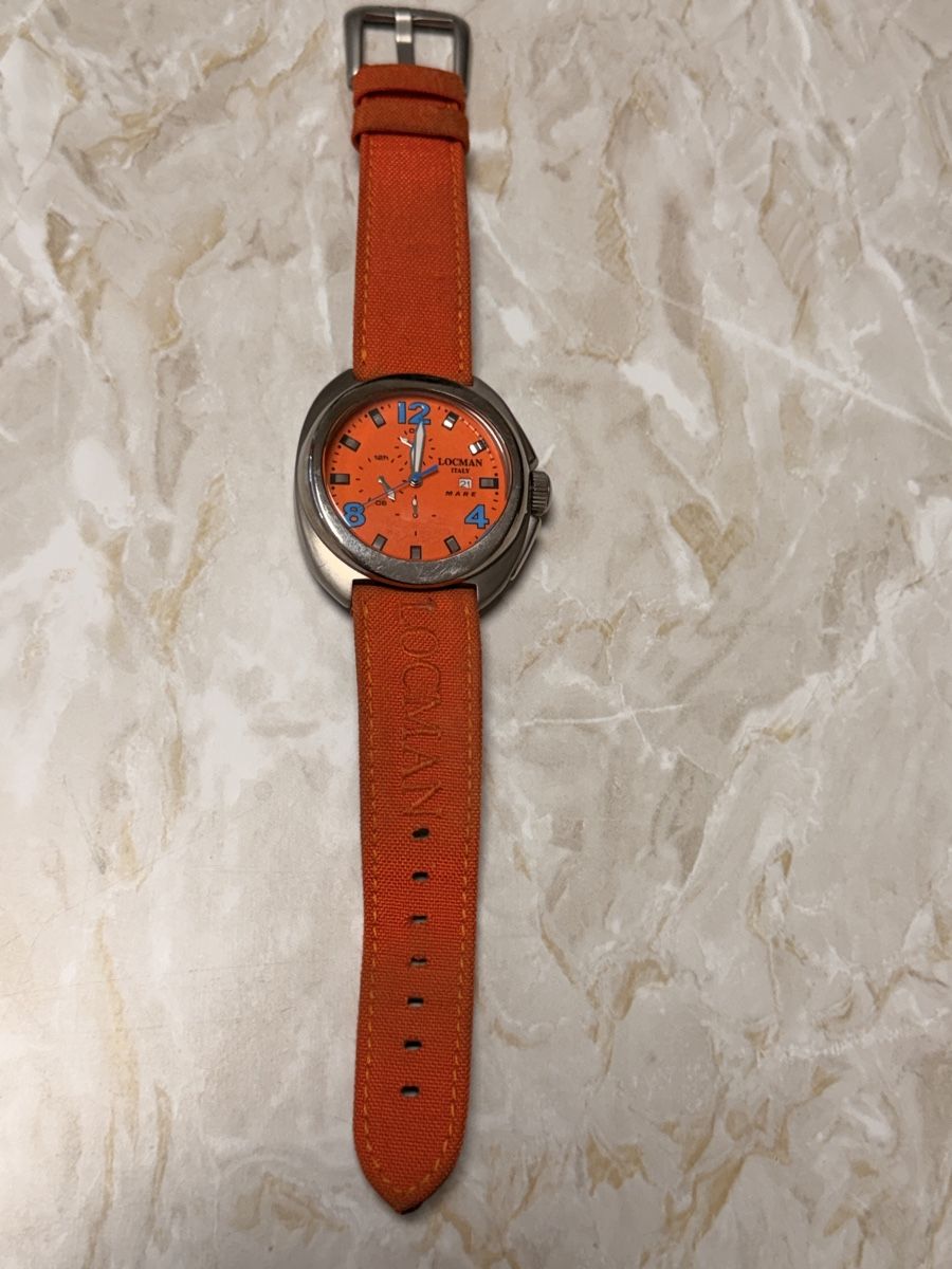 Orologi: Locman Mare Chronographe Titanium  ORANGE – Usato da Grenchen venduto da 24.07LD