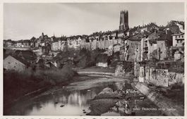 Fribourg et la Sarine, datée 1940