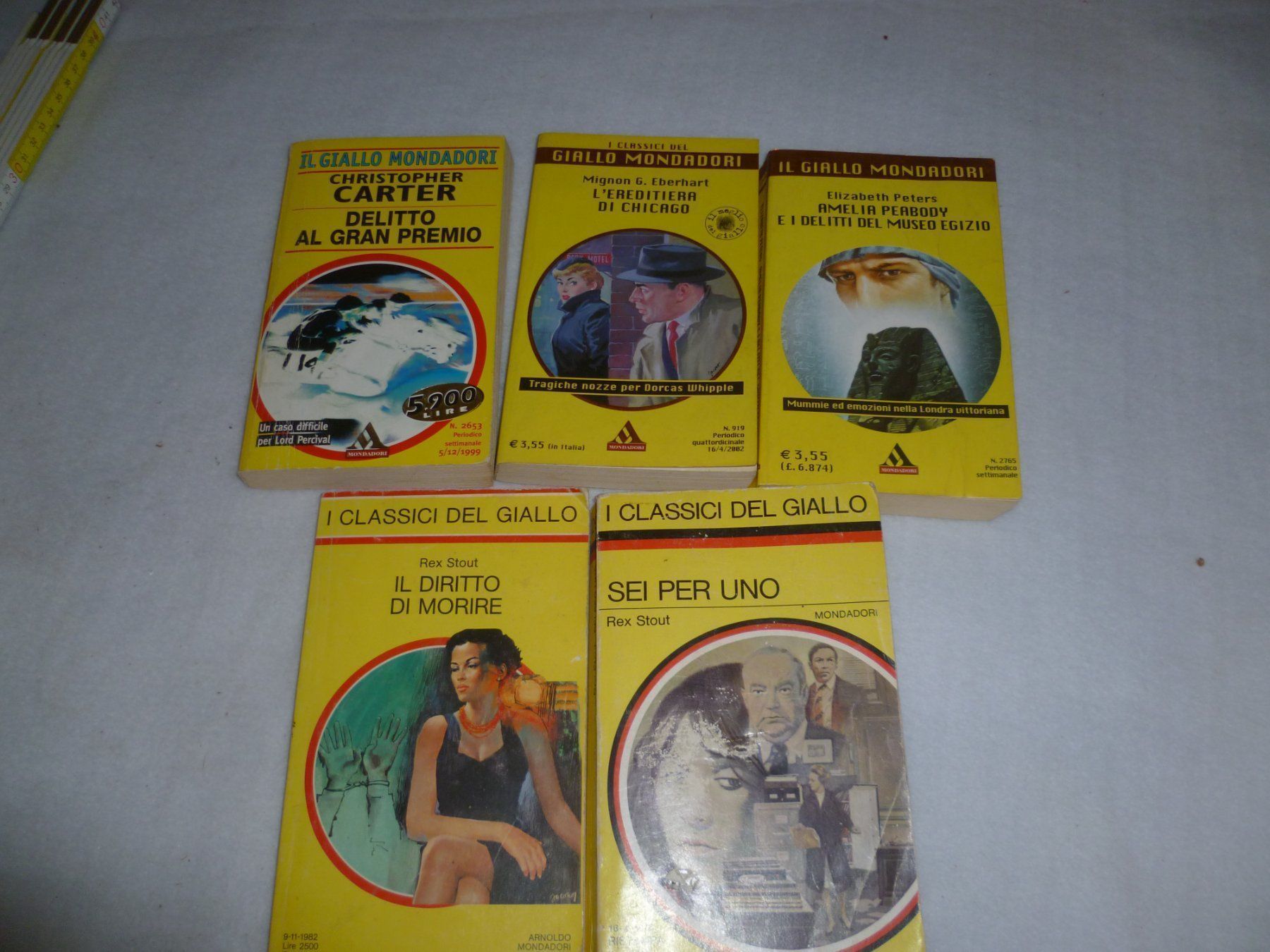 Libri: 10 LIBRI GIALLO MONDADORI – Usato da Zeiningen venduto da elcanaja 2