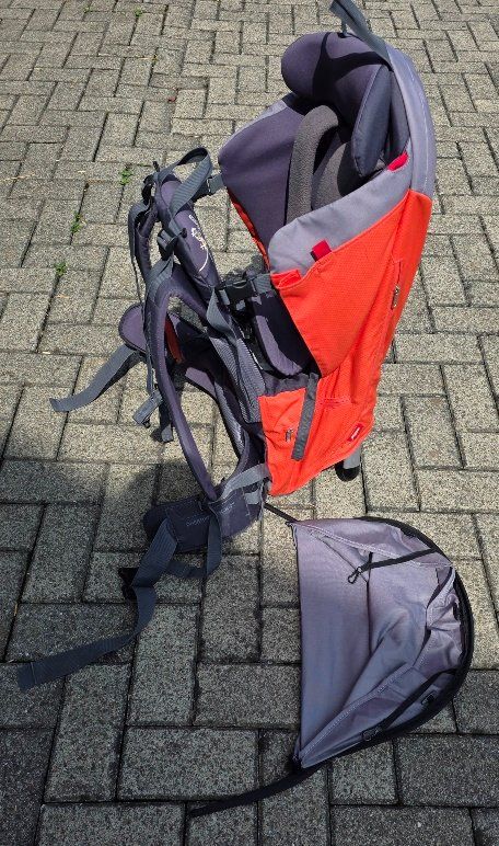 Marsupi portabebè: Kindertrage Picknick mit Sonnendach guter Zustand – Usato da Zufikon venduto da brocki5621 3