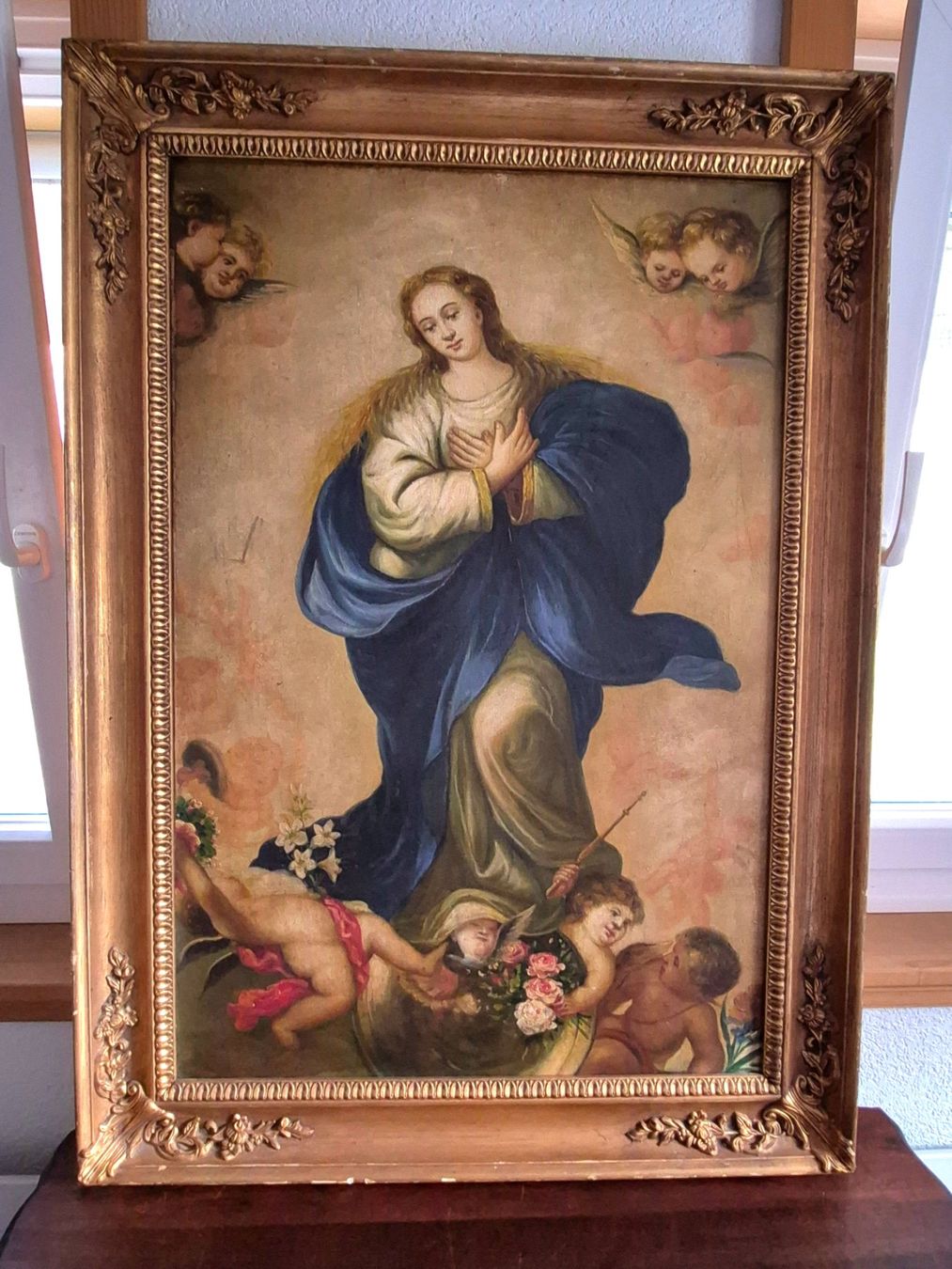 Dipinti: L'Assomption de la Vierge 19e / – Usato da Treyvaux venduto da Kbh2000 3