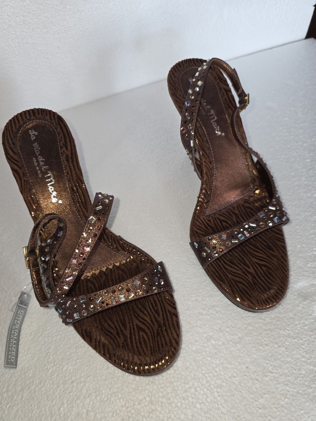 Chaussures femmes: Sandalo con swarovsky – Neuf avec emballage d'origine à calpiogna par dadalter