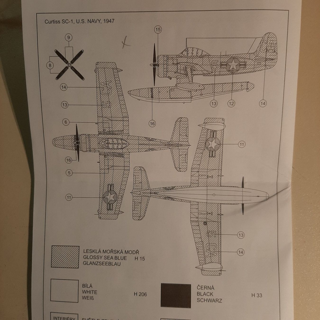 Modellbausätze & Standmodelle: 879 ... Curtiss SC-1 Seahawk ... SMER 0866 – Neu (gemäss Beschreibung) aus Bonstetten von Benibanny59 3