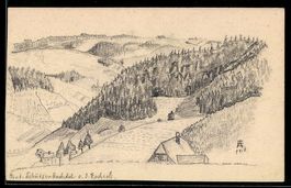 Handgemalt: Furtwangen, Im Schützenbach