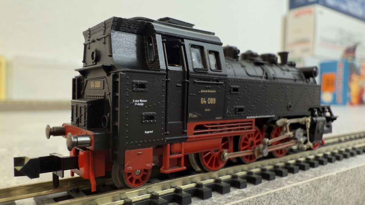Trix Modellini di ferrovie: MINITRIX Dampflok BR 64 089 DB Spur N OVP – Nuovo (secondo la descrizione) da Schlieren venduto da rat_lq6b 3