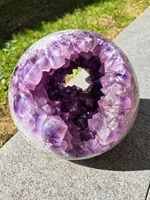 💜 XXL Amethyst Geoden-Kugel – 7 kg 💜  Spektakulär