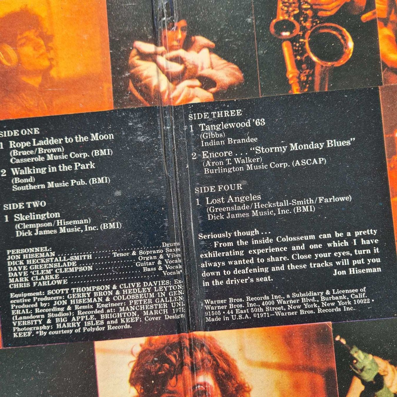 Schallplatten: LP - Colosseum - Live – Gebraucht aus Basel von Solarbebop 2