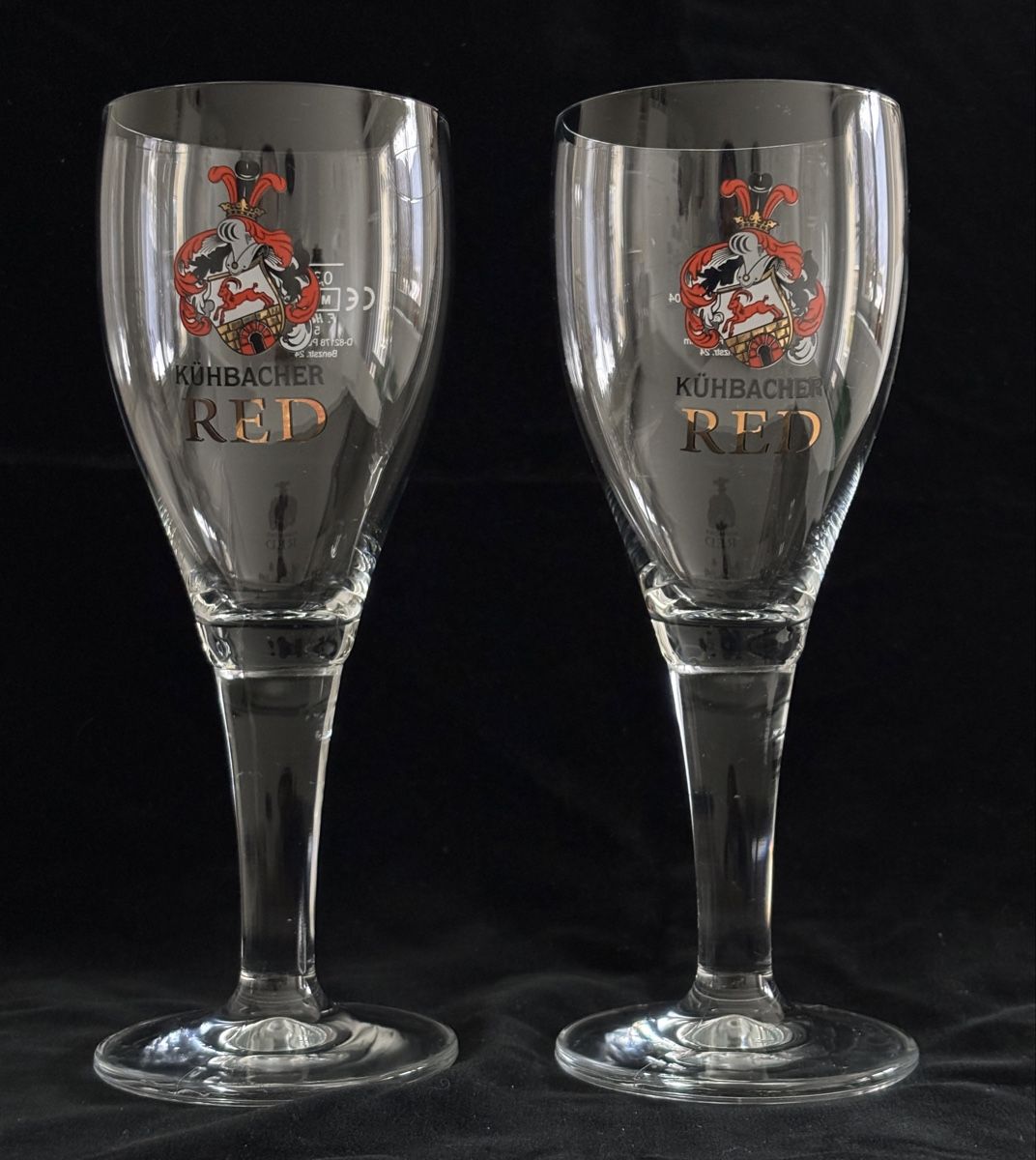 Bicchieri: 2 bicchieri birra Kühbacher RED – Usato da Castione venduto da semc