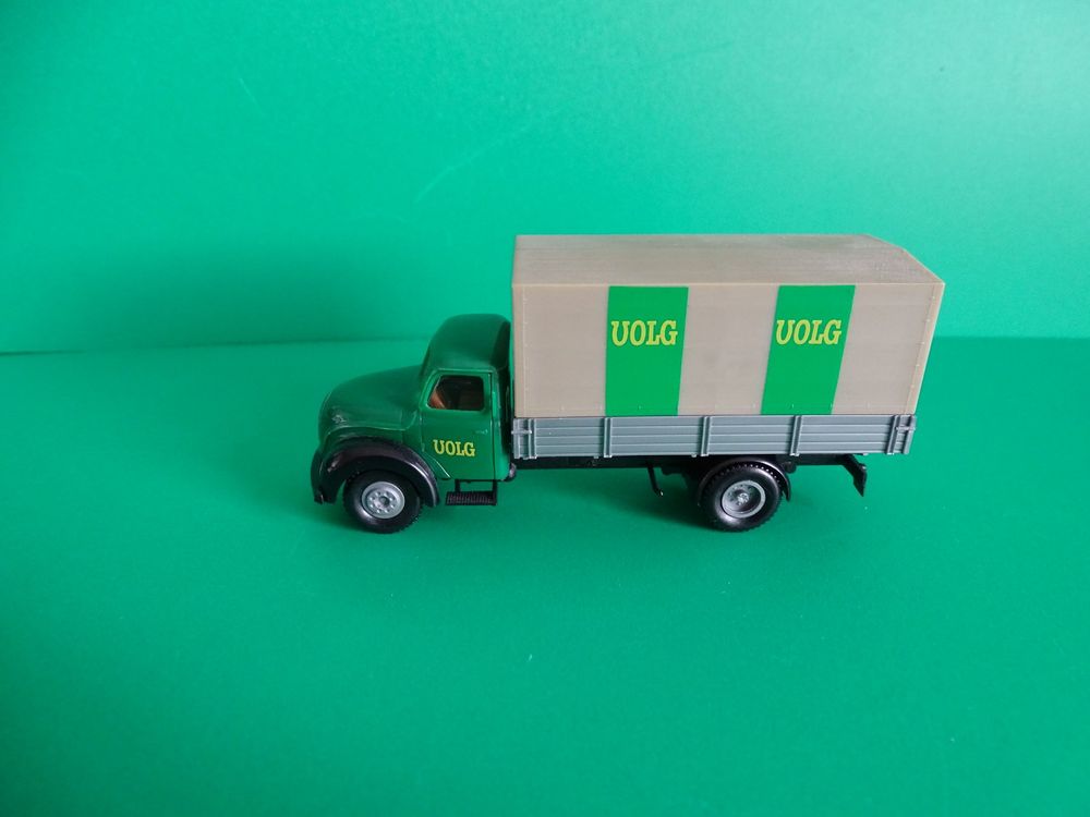 Modèle Réduit Wiking 1/87 - Tracteur Magirus Deutz Jaune Pour Charges