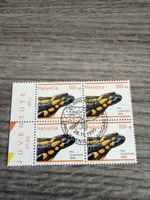 Briefmarken Pro Juventute 1995 Salamander Block 4x