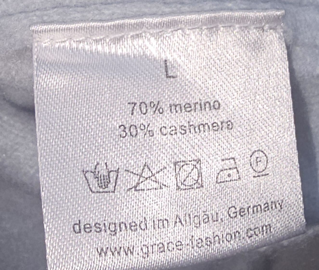Grace Maglioni & Felpe: Grace Pullover Merino Kaschmir grau Gr 140 – Usato da Horgen venduto da ste_sy7h 5