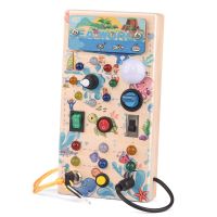Busy Board Montessori Spielzeug Motorikspielzeug aus Holz