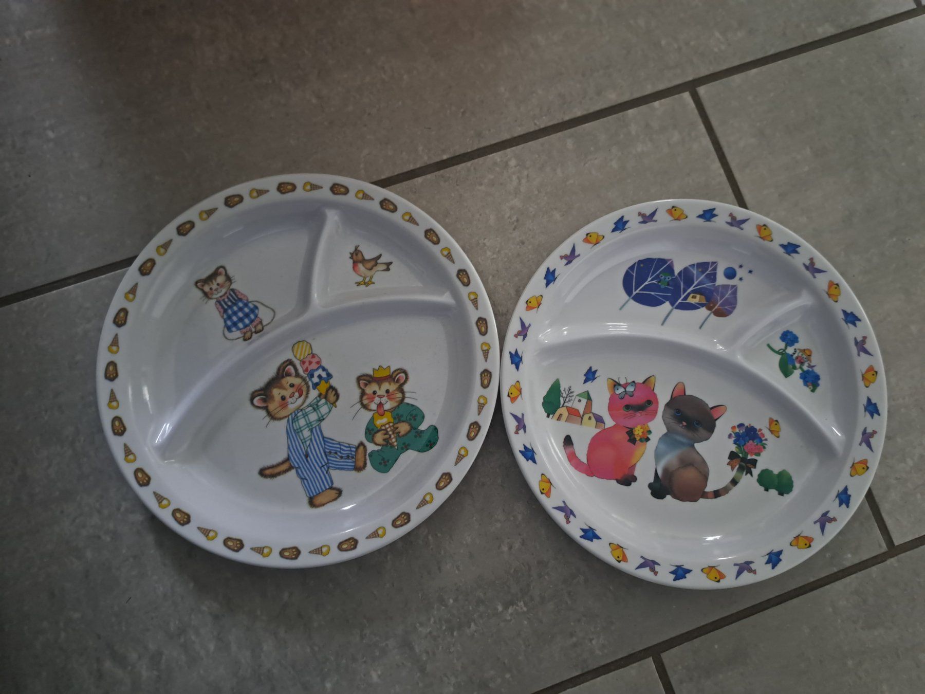 Piatti: 2er Set Kinderteller / Essteller mit Tiermotiven – Usato da Killwangen venduto da KIANA08