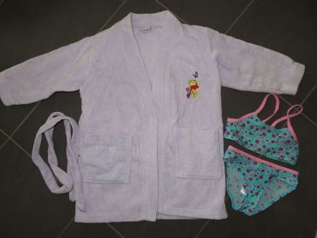 herziger Bademantel DISNEY & Bikini Gr.104 +++neuw./neu+++