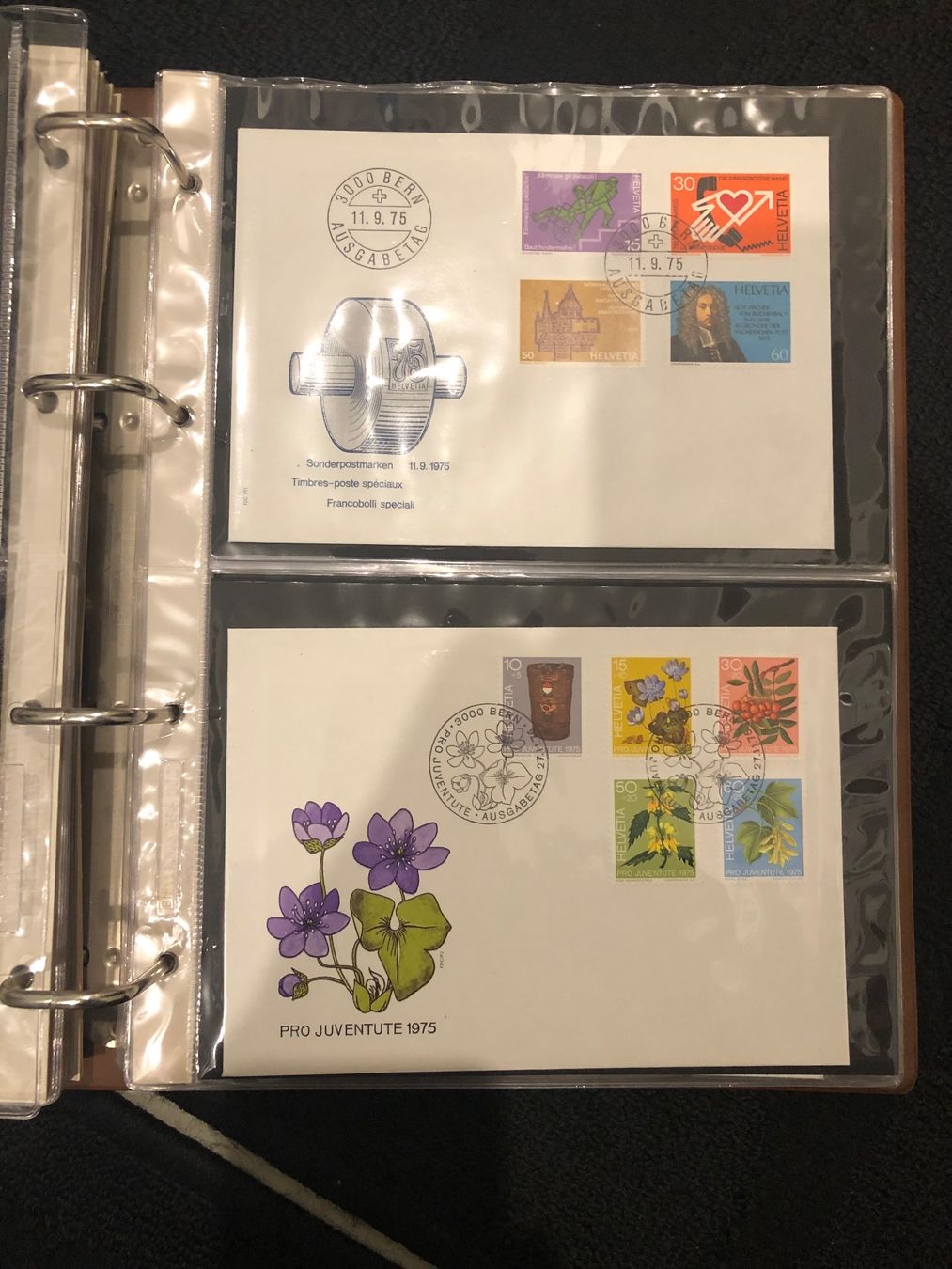 Album: Briefmarken- und Ersttagsbriefe Sammlung – Usato da Davos Clavadel venduto da panorama01 2