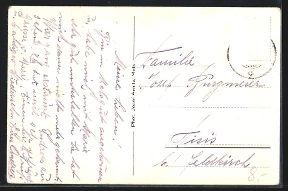 Cartoline postali: Mels /St. Galler Oberland, Totalansicht  – Usato da Berlin venduto da bartko-reher 1