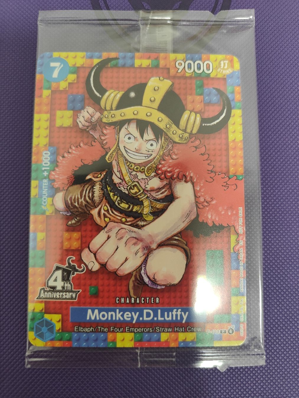 Bandai Cartes à collectionner: 4th Jubiläum monkey.D.Luffy promo pre release. + rainbow Lea – Neuf avec emballage d'origine à Schaan par Pince_