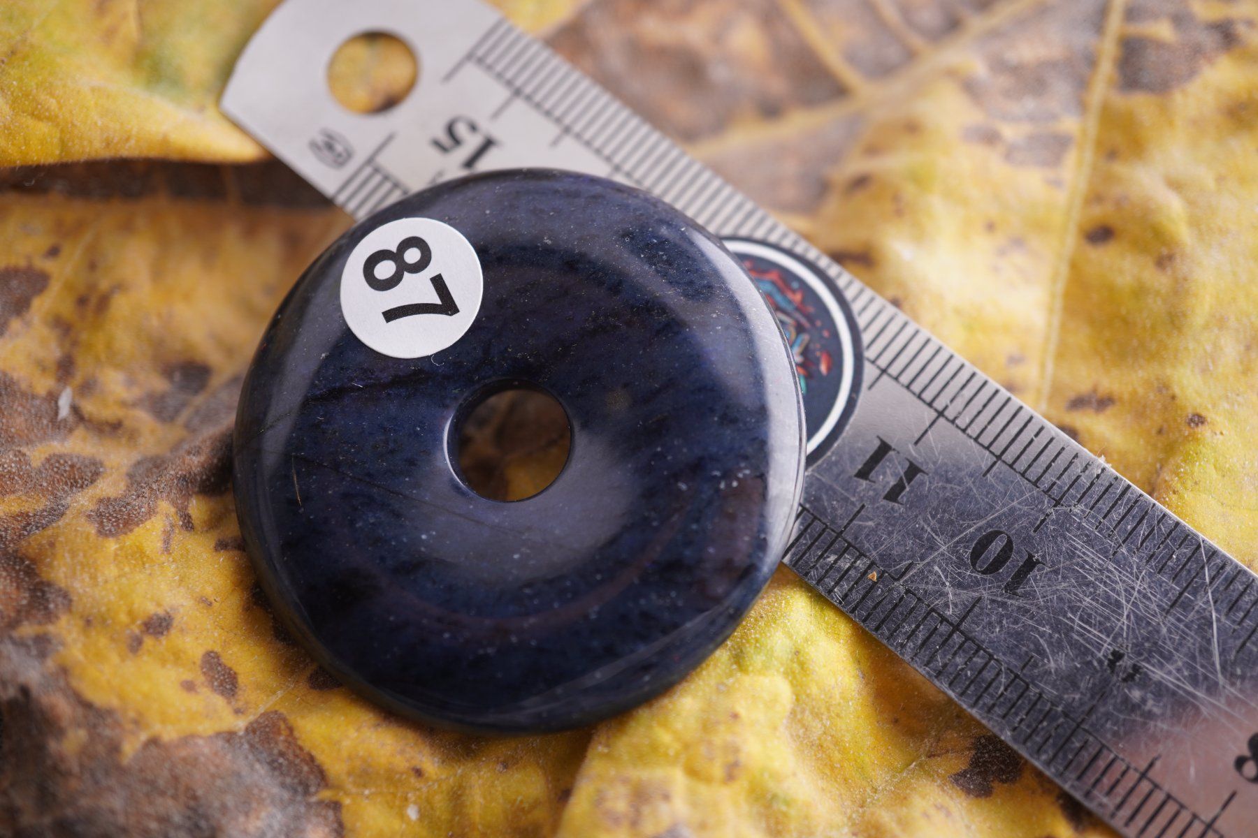 Minerali & Pietre curative: Pi Scheibe ca40mm  Dumortierit .-Edelsteinstube Rausverkauf – Nuovo e nell'imballaggio originale da Eschenbach SG venduto da topstone 3