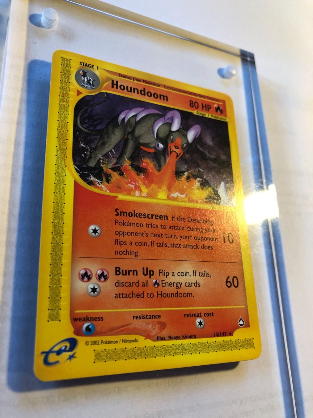 Cartes à collectionner: Houndoom (rare) Aquapolis - MINT - ab 1.- – D'occasion à Giubiasco par dan_pr8b 1