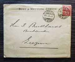 TR48 Enveloppe + Timbre Suisse 1899