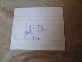 HC DAVOS SPIELER 80ER WALTER "WALLY"OLDS USA AUTOGRAMM