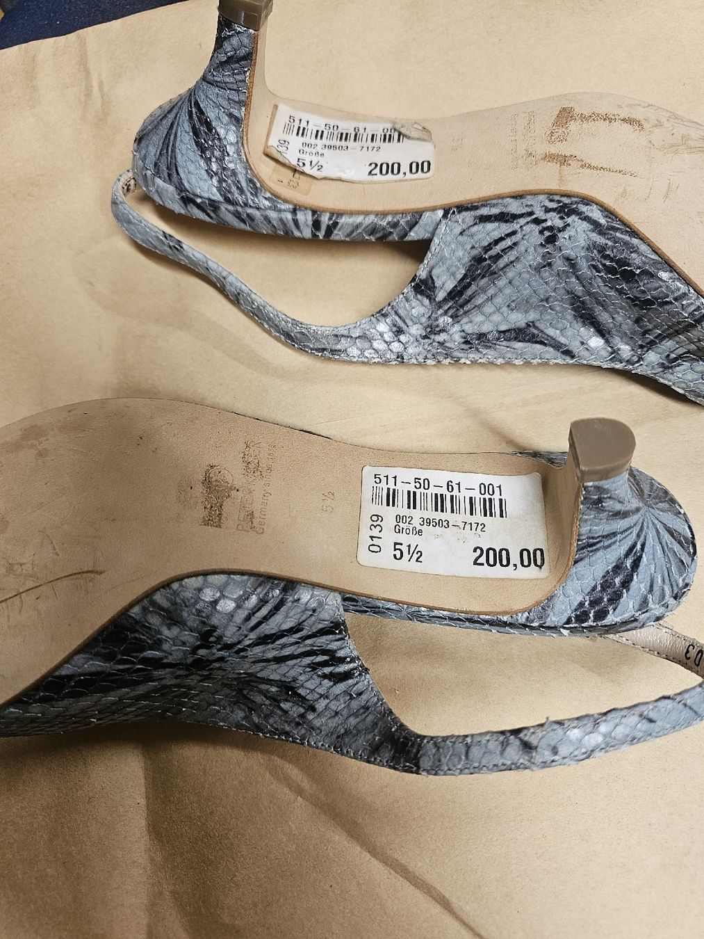 Kaiser Scarpe da donna: Peter Kaiser Sandaletten – Nuovo (secondo la descrizione) da Luzern venduto da bagija 3