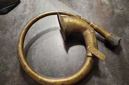 Oltimer:  Horn / Laute / Hupe aus Messing