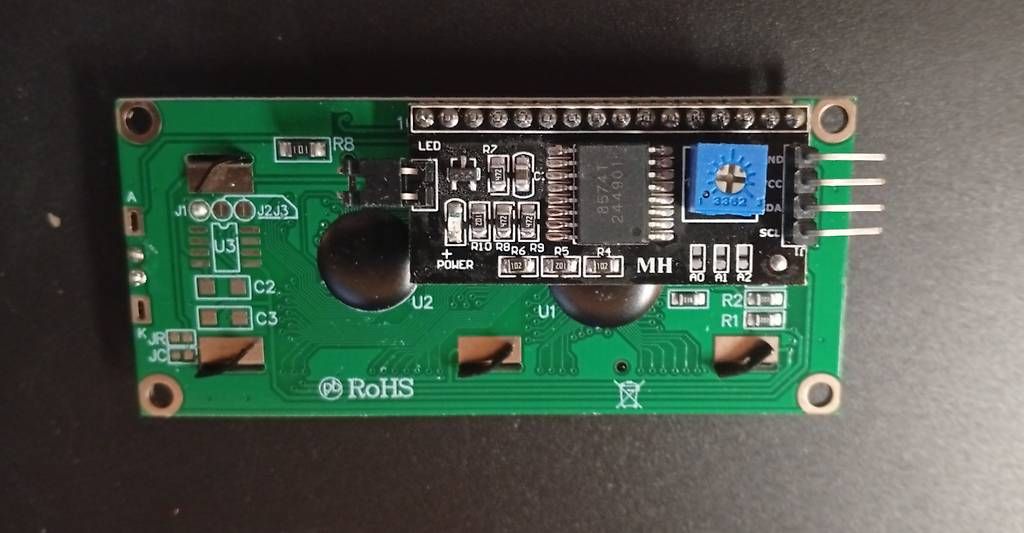 Componenti elettronici: LCD-Modul mit I2C-Schnittstelle – Nuovo e nell'imballaggio originale da Zollikofen venduto da ron3052 1
