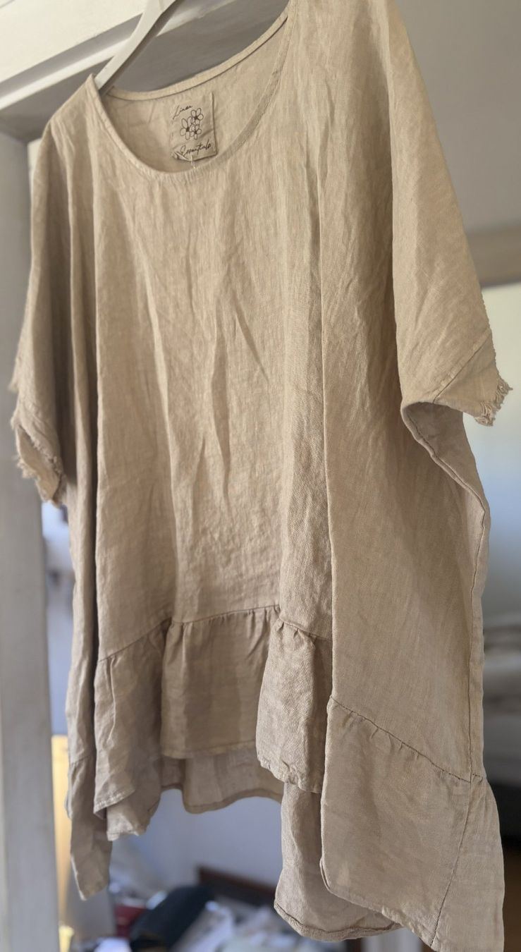 Tuniche: TUNIQUE OVERSIZE EN LIN!! M – Nuovo e nell'imballaggio originale da Locarno venduto da NicoNion 1