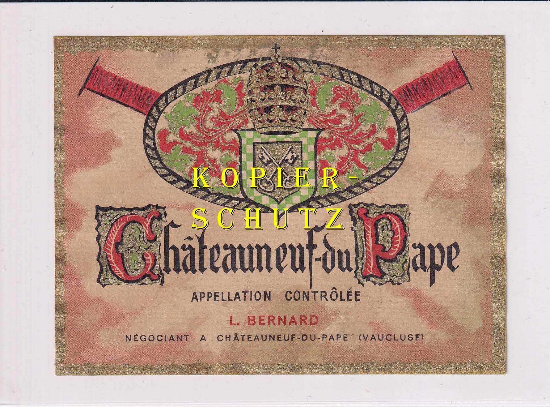 Carta: Etikette - Châteauneuf-du-Pape /bd – Usato da Hombrechtikon venduto da Rudolf07