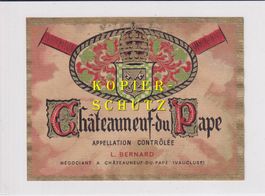 Etikette - Châteauneuf-du-Pape /bd