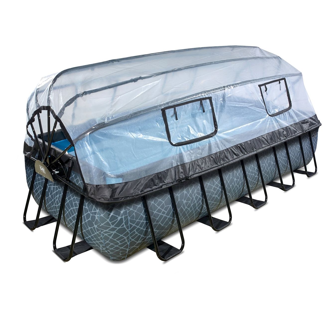 Piscine: Stone Pool 540x250x100cm mit Sandfilterpumpe und Abdeckung – Nuovo e nell'imballaggio originale da Wängi venduto da LiqKojote 1